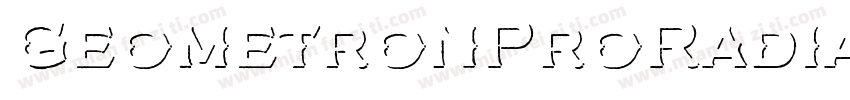 GeometronProRadial 500字体转换